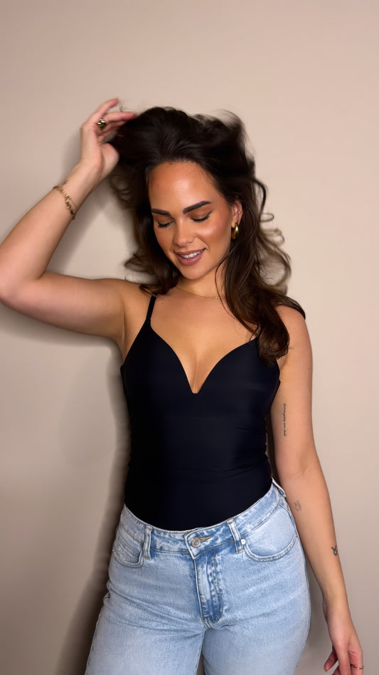 Charme corrigerende body Monica zwart