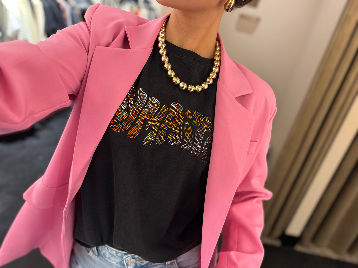 Charme blazer Lio roze