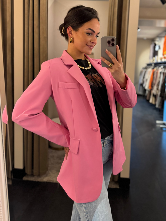 Charme blazer Lio roze