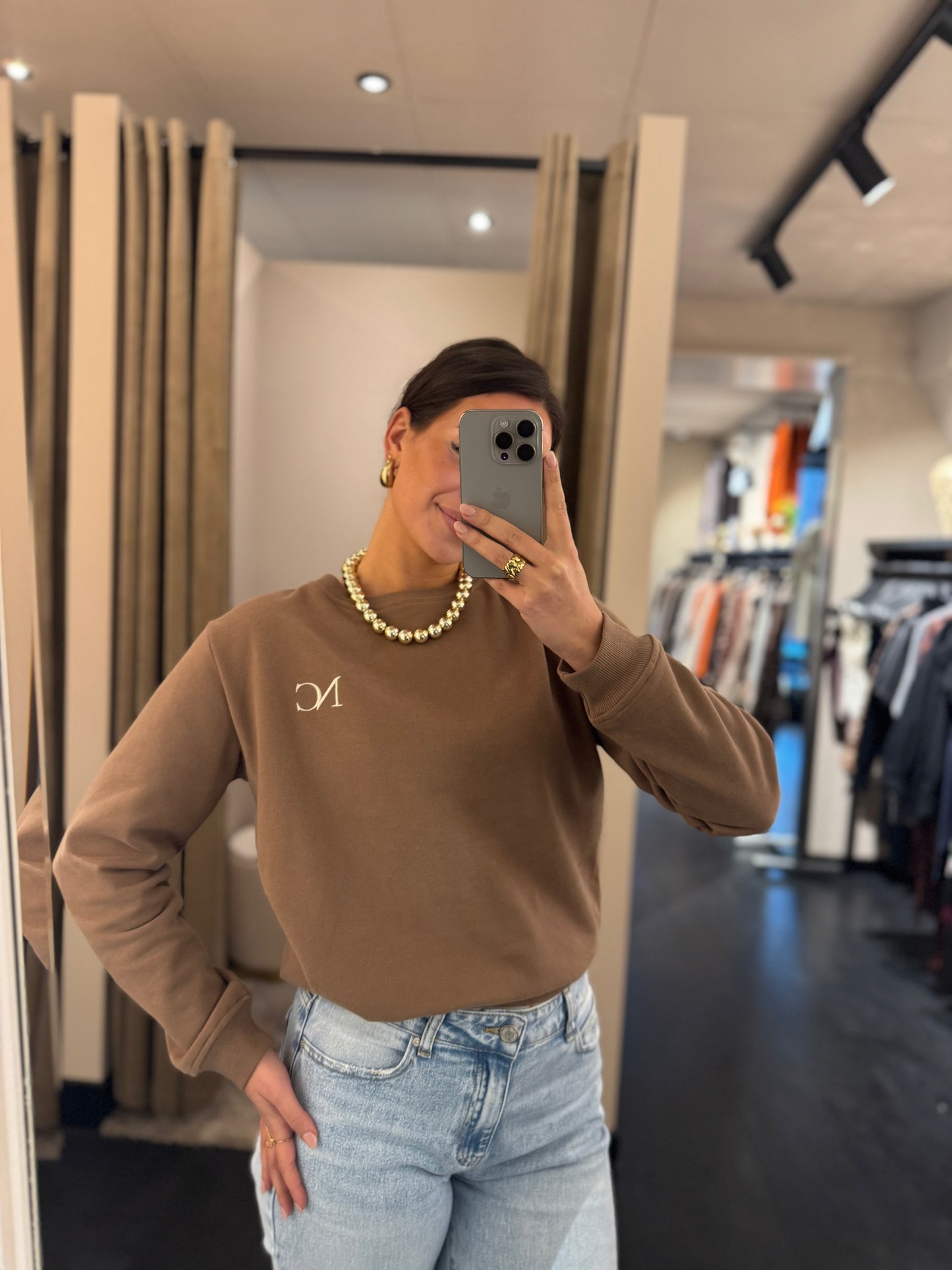 Charme sweater River beige