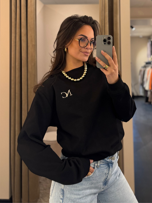 Charme sweater River zwart