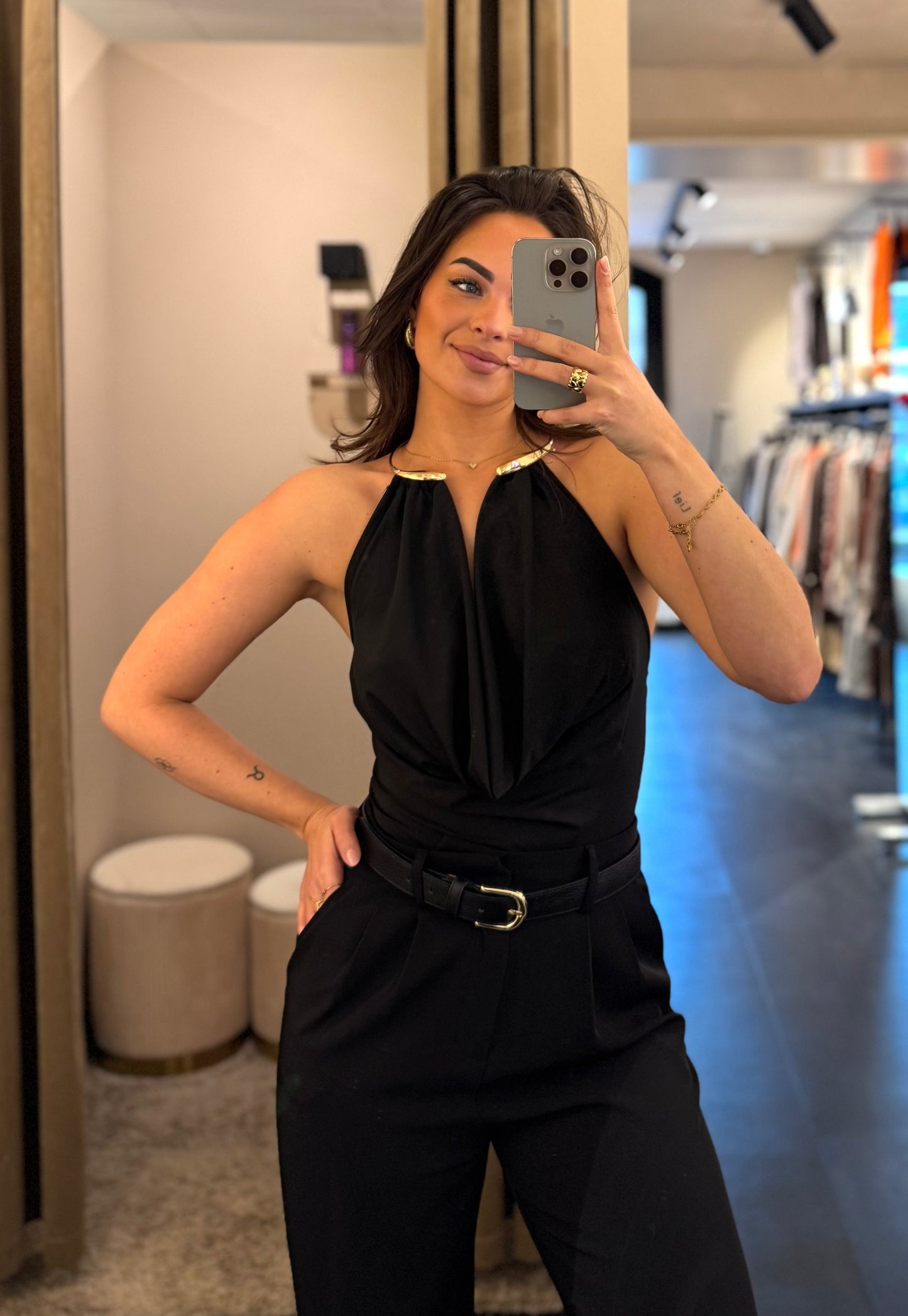 Charme top Lexi zwart