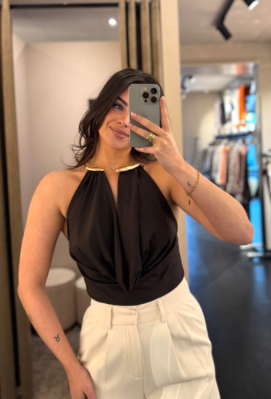 Charme top Lexi bruin