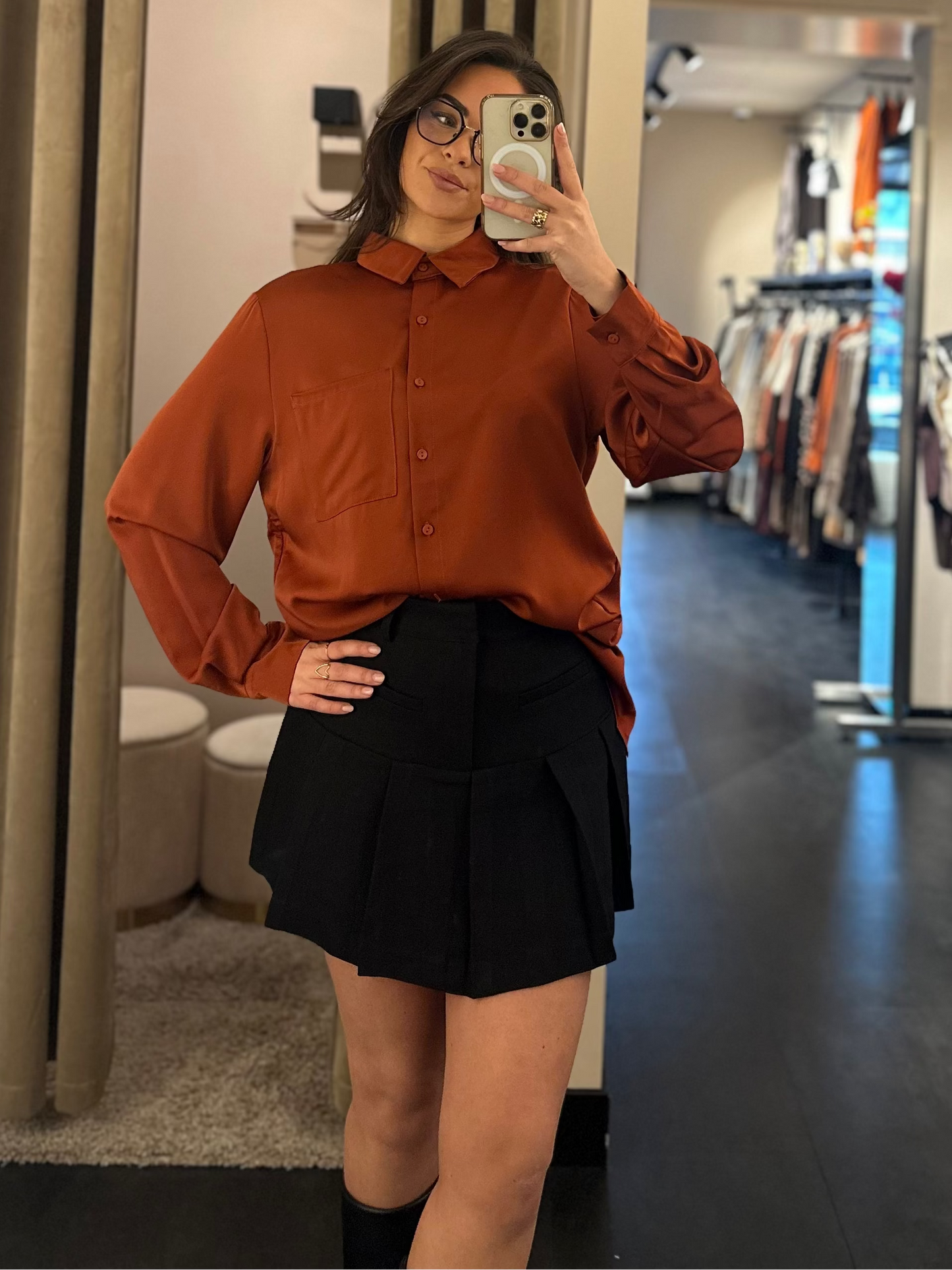 Charme skirt Rosie zwart