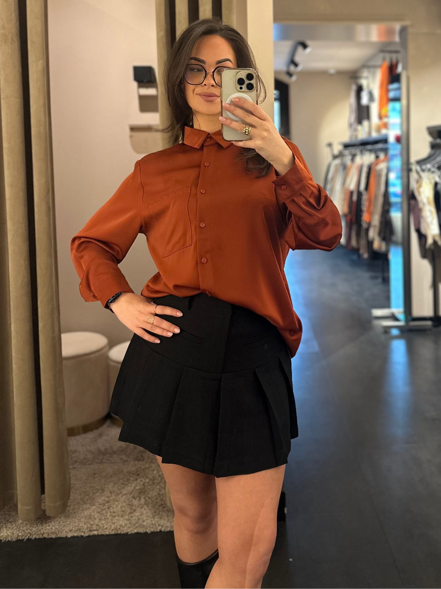 Charme skirt Rosie zwart