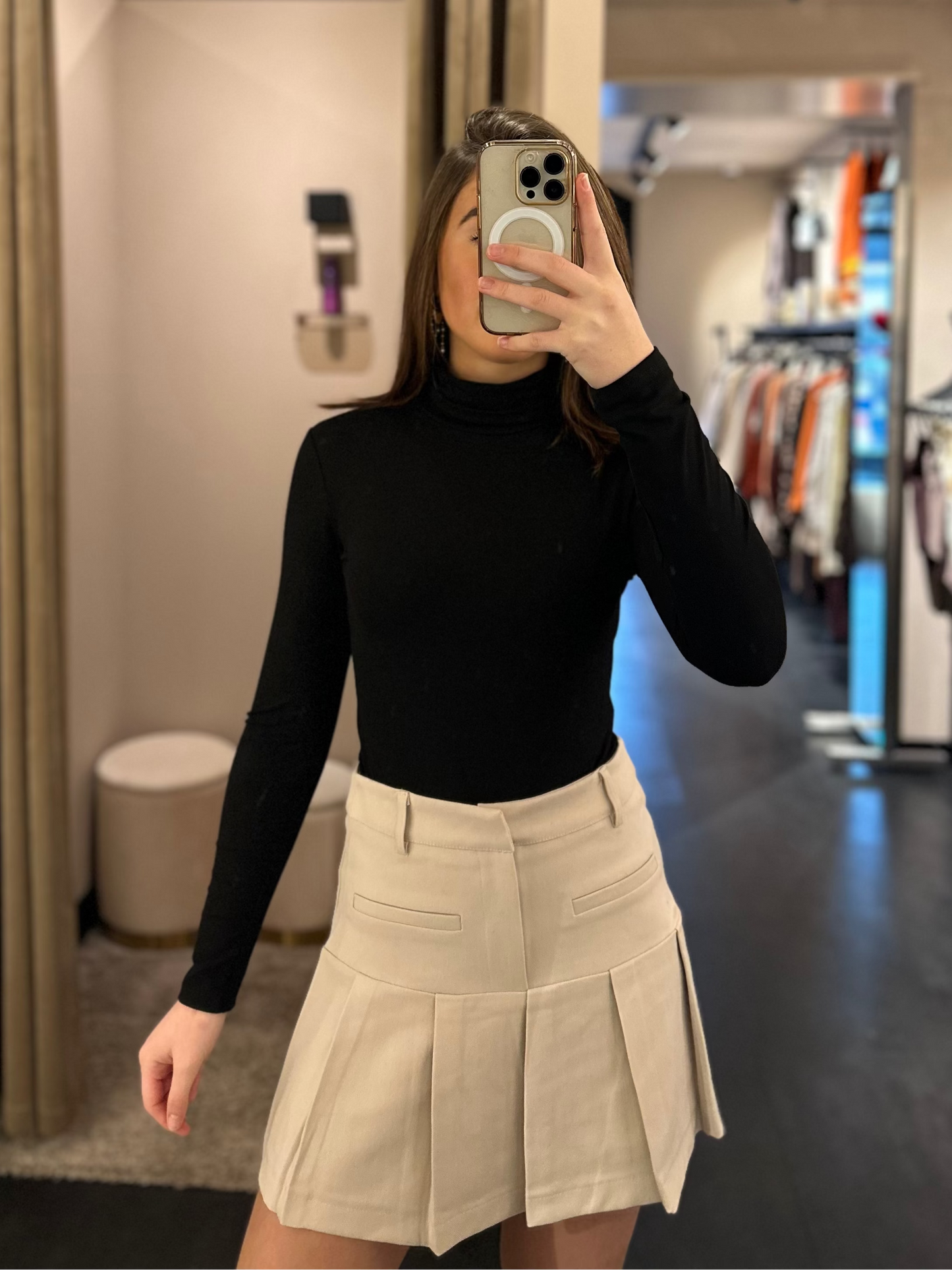 Charme skirt Rosie beige