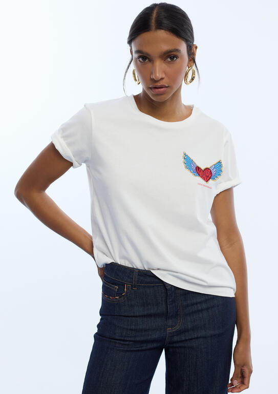 T-Shirt white wings