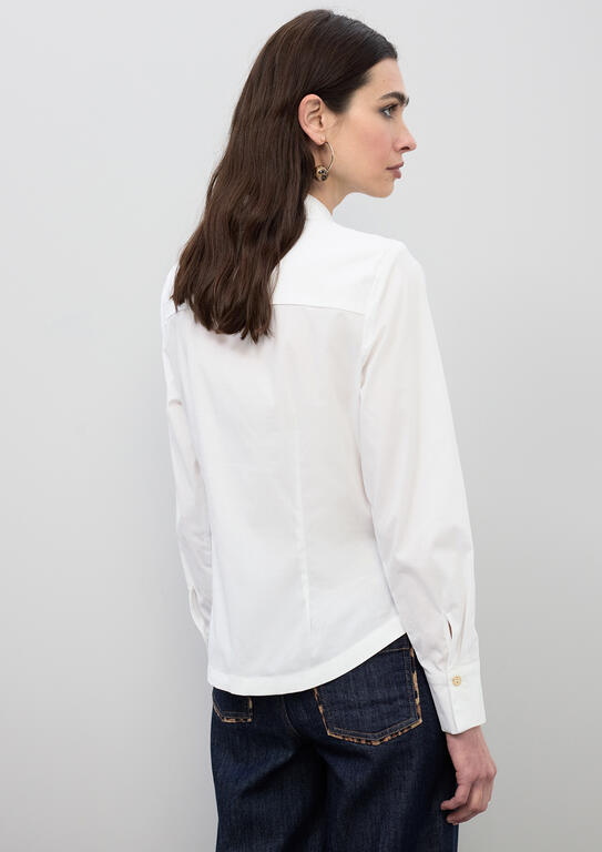 Studded Poplin Shirt