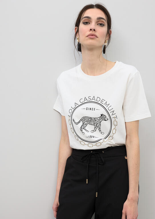 T-shirt with Strass