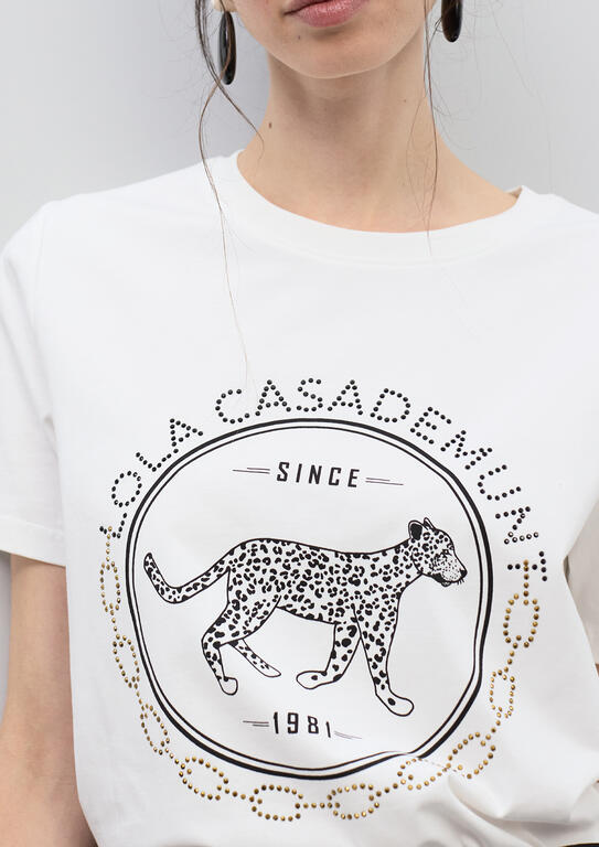 T-shirt with Strass